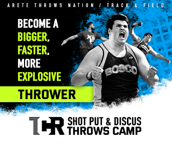shot put and discus throws summer camps